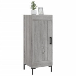 Berkfield Modern Sideboard Grey Sonoma 34.5X34X90 Cm Engineered Wood - thumbnail 3