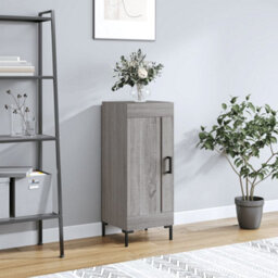 Berkfield Modern Sideboard Grey Sonoma 34.5X34X90 Cm Engineered Wood - thumbnail 2