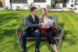 istyle mode 2 Seater Garden Bench Cushion Seatpad Indoor & Outdoor Use - Red - thumbnail 8