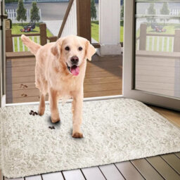 Ameha Cream Bedroom Rug 60X110 Cm - Area Rugs For Living Room Plush Carpet Modern Soft Shaggy Pile Faux Fur Rug For Home - thumbnail 3