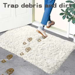 Ameha Cream Bedroom Rug 60X110 Cm - Area Rugs For Living Room Plush Carpet Modern Soft Shaggy Pile Faux Fur Rug For Home - thumbnail 5