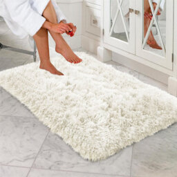 Ameha Cream Bedroom Rug 60X110 Cm - Area Rugs For Living Room Plush Carpet Modern Soft Shaggy Pile Faux Fur Rug For Home - thumbnail 8