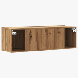 Berkfield Wall Mounted Tv Cabinet Artisan Oak 100X30X30 Cm Engineered Wood - thumbnail 6