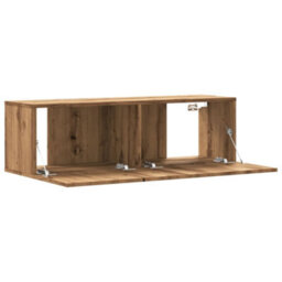 Berkfield Wall Mounted Tv Cabinet Artisan Oak 100X30X30 Cm Engineered Wood - thumbnail 7