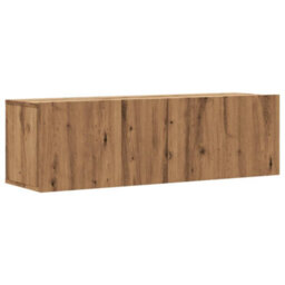Berkfield Wall Mounted Tv Cabinet Artisan Oak 100X30X30 Cm Engineered Wood - thumbnail 2