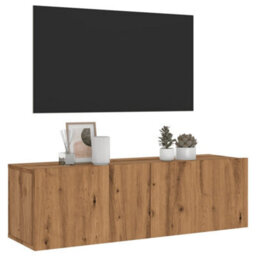 Berkfield Wall Mounted Tv Cabinet Artisan Oak 100X30X30 Cm Engineered Wood - thumbnail 1