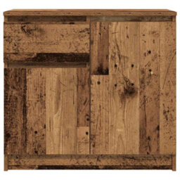 Berkfield Sideboard With Drawer Old Wood 71X35X65 Cm Engineered Wood - thumbnail 6