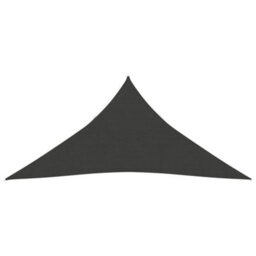 Berkfield Sunshade Sail 160 G/m2 Anthracite 4X5X5 M Hdpe - thumbnail 2
