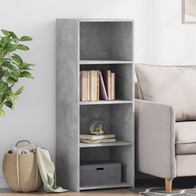 Berkfield Highboard Concrete Grey 45X41X124 Cm Engineered Wood - image 1