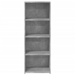 Berkfield Highboard Concrete Grey 45X41X124 Cm Engineered Wood - thumbnail 4