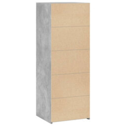 Berkfield Highboard Concrete Grey 45X41X124 Cm Engineered Wood - thumbnail 6