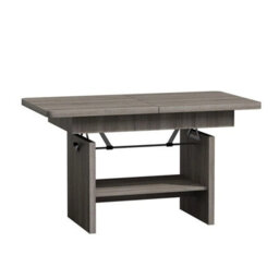 Modern Extendable Coffee Table Janek 116 -156 Cm Pvc Veneer Living Room Table Truffle Oak - thumbnail 2