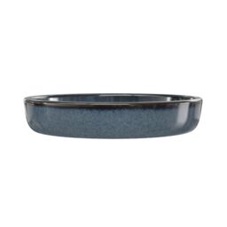GoodHome Boann Gloss Blue Reactive Glaze Effect Ceramic Soap Dish - thumbnail 3