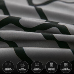 Pamposh Double Duvet Set Premium Brushed Microfiber Duvet Cover Double Ultrasoft  Duvet Double Cover Set With Zipper Closure - thumbnail 6