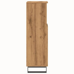 Berkfield Bathroom Cabinet Artisan Oak 30X30X100 Cm Engineered Wood - thumbnail 5