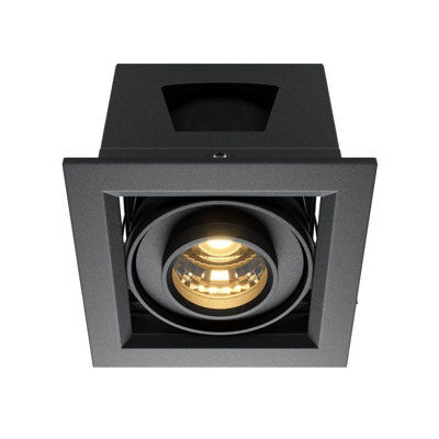 Luminosa Lighting Luminosa Metal Modern Recessed Downlight Black 3000K 650Lm - image 1