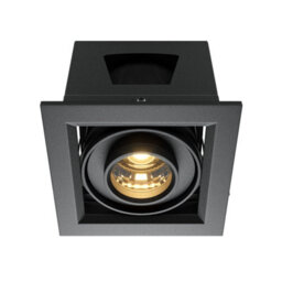 Luminosa Lighting Luminosa Metal Modern Recessed Downlight Black 3000K 650Lm - thumbnail 1
