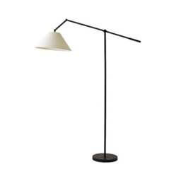 Valuelights Layla Black Adjustable Floor Lamp With Linen Shade - thumbnail 6