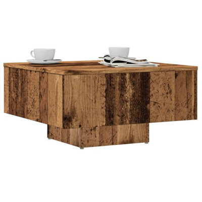 Berkfield Coffee Table Old Wood 60X60X31.5 Cm Engineered Wood - image 1