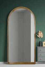Mirroroutlet The Naturalis Solid Oak Framed Arched Leaner Wall Mirror 200Cm X 100Cm - thumbnail 6