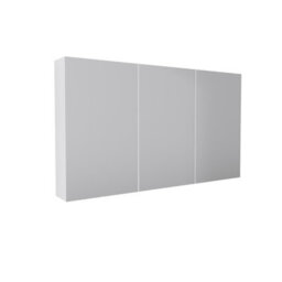 Nes Home Mccann 900mm 3 Door Mirror Cabinet White - thumbnail 4