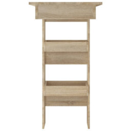 Vidaxl Wall Bar Table Sonoma Oak 102X45X103.5 Cm Engineered Wood - thumbnail 4