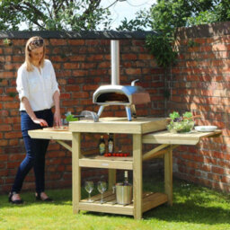 Package - Garden Pizza Oven Table & Cover By Zest Outdoor Living