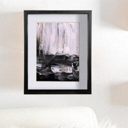 "Nicola Spring 8 X 10"" Deep Photo Frames - Black/white Mount - 3D Deep Box Picture Frame Display Case (5 X 7"" Mount) X5" - thumbnail 6