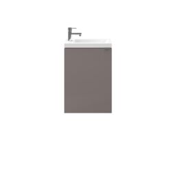 GoodHome Imandra Gloss Anthracite Single Wall-Mounted Bathroom Cloakroom Unit (H) 550mm (W) 43.6mm - thumbnail 4