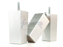 L&F 4X Replacement Furniture Legs Solid Wood 110mm High Sofas Chairs Settee Cabinets Legs M8 Tsp2055 Silver - thumbnail 3
