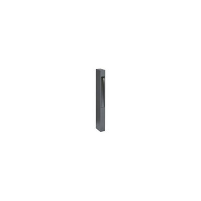 Ideal Lux Vega 1 Light Outdoor Bollard Anthracite Ip44, G9