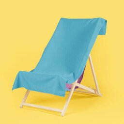 OHS 5 X Plain Microfiber Quick Dry Bath Beach Towel - thumbnail 2