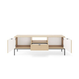 Arte Nova Oak Vincenza Tv Cabinet 154Cm - Stylish Storage Meets Sleek Design - thumbnail 4