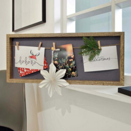 Nielsen Accent Photo Collage Frame For 4 Pictures 3.5X5In With Clothesline And 4 Clips - Natural - thumbnail 2