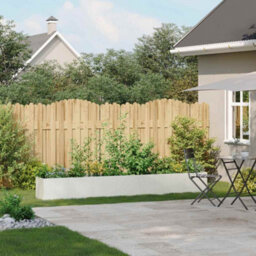 Berkfield Planter White 280X40X40 Cm Cold-Rolled Steel - thumbnail 3