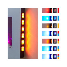 2026 Truflame™ 73Cm Wide Wall Mounted Flat White Glass Electric Fire With Glow Sides - thumbnail 8