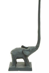 Orsina Fauna Grey Elephant Toilet Roll Holder Art - thumbnail 9