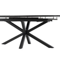 Home Detail Violet Extending Black Sintered Stone Ceramic Dining Table - thumbnail 5