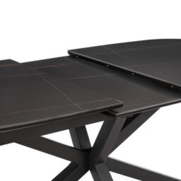 Home Detail Violet Extending Black Sintered Stone Ceramic Dining Table - thumbnail 2