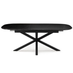Home Detail Violet Extending Black Sintered Stone Ceramic Dining Table - thumbnail 4