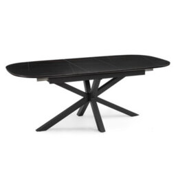 Home Detail Violet Extending Black Sintered Stone Ceramic Dining Table - thumbnail 3