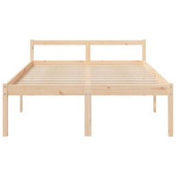 Vidaxl Senior Bed Without Mattress 135X190Cm Double - thumbnail 4