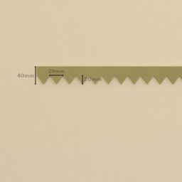 Small Zigzag Trim -1M Long - Wall And Shelf Edging Mdf Wood - (By Trims & Co.) - thumbnail 2