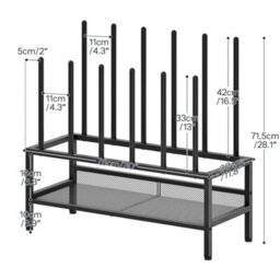 Boot Storage Stand Rack For Long & Short Boots Entryway Organiser - thumbnail 2