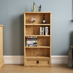 Lassic Vida Designs Corona 1 Drawer Dvd Rack Media Storage Bookcase - thumbnail 3