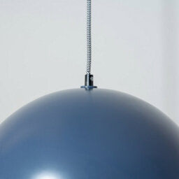 Valuelights Stassi Navy Blue Dome Ceiling Pendant Hanging Light Fitting For Living Room Kitchen - Led Bulb Included - thumbnail 8