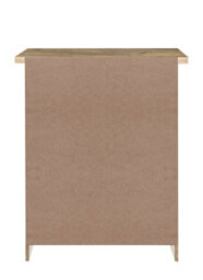 Birlea Highgate 4 Drawer Chest Cream & Oak - thumbnail 6