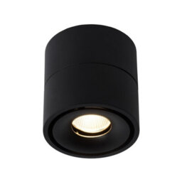 Lucide Yumiko Modern Surface Mounted Ceiling Spotlight 7,8Cm - Led Dim. - 1X8W 2700K - Black
