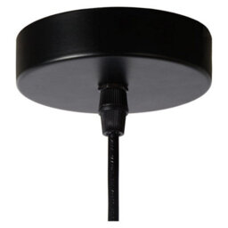 Lucide Orrin Modern Pendant Light 34Cm - 1Xe27 - Black - thumbnail 4