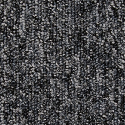 Latour 2 Arfon Mid Grey Modern Loop Pile Contract Carpet Tiles For Domestic & Moderate Commercial Use - image 1
